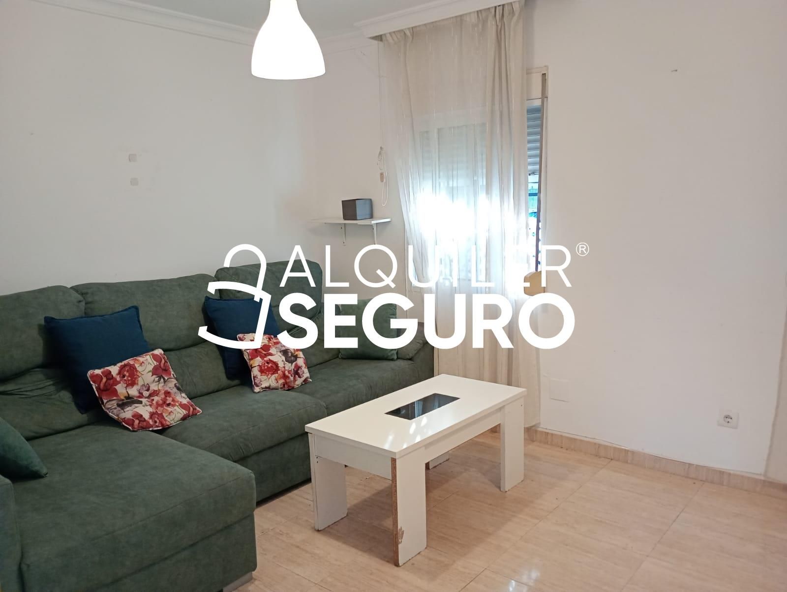 Sala d'estar de Pis de lloguer en Málaga Capital amb Aire condicionat, Terrassa i Traster