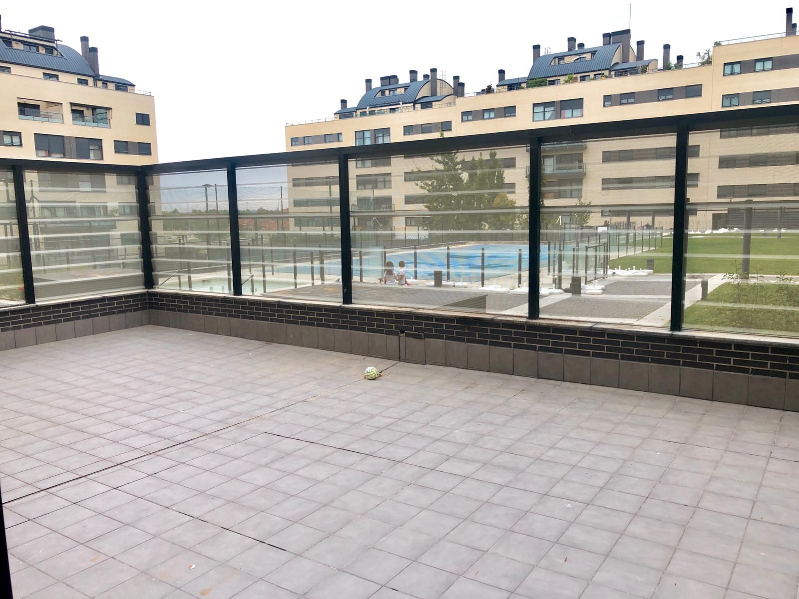 Terrassa de Pis de lloguer en Rivas-Vaciamadrid amb Calefacció, Jardí privat i Traster