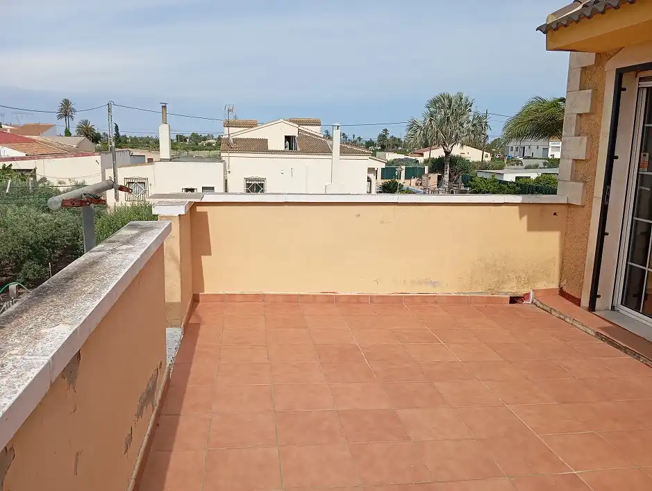 Terraza de Casa o chalet en venta en Elche / Elx con Jardín privado, Terraza y Piscina