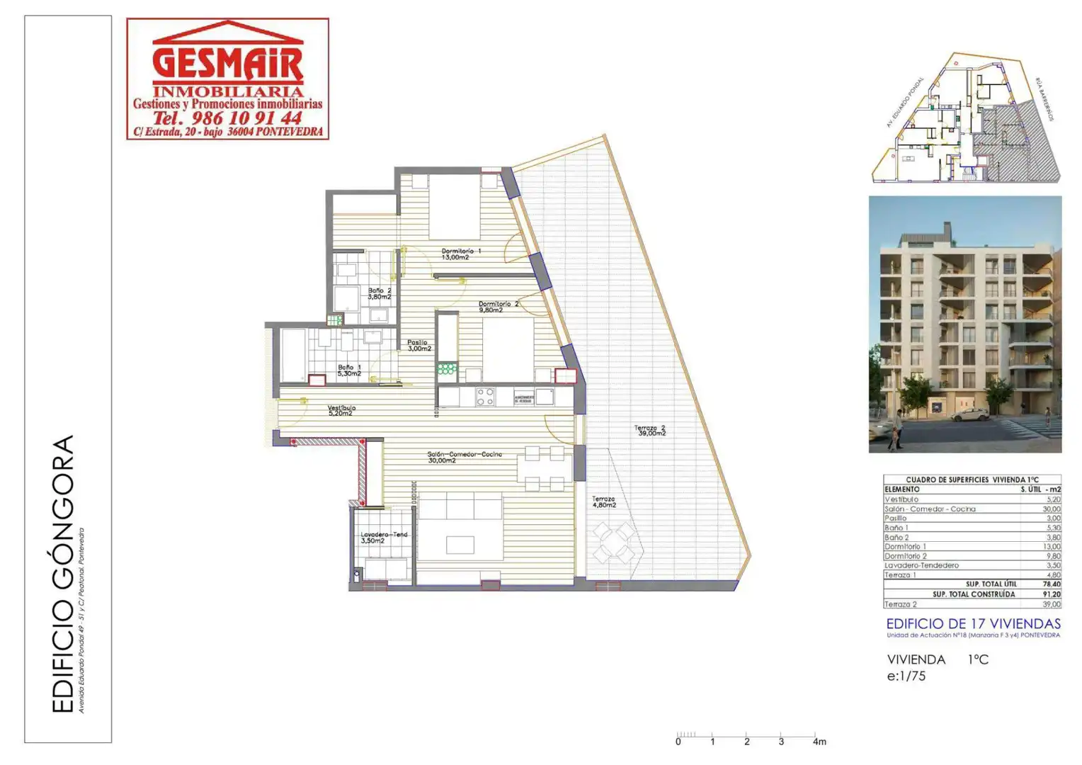 Apartment mit Aufzug zum Verkauf in Rúa Eduardo Pondal 47, imagen 2