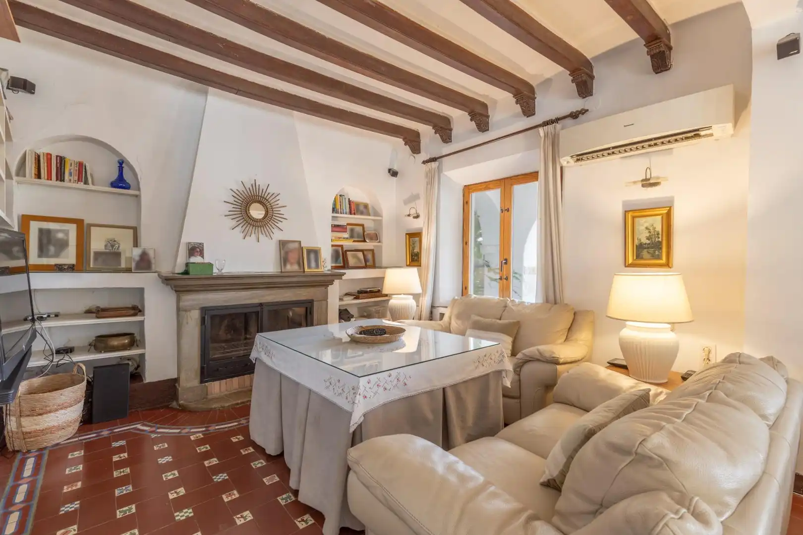 Sala de estar de Casa o chalet en venta en Las Gabias con Aire acondicionado, Calefacción y Jardín privado