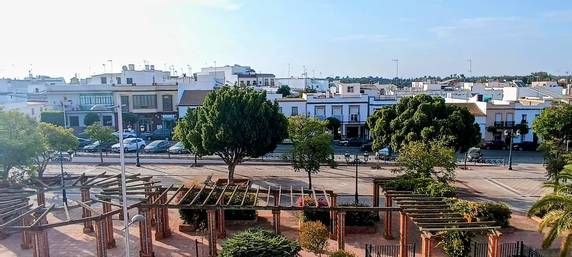 Außenansicht von Dachboden zur Miete in Mairena del Alcor mit Klimaanlage, Heizung und Terrasse