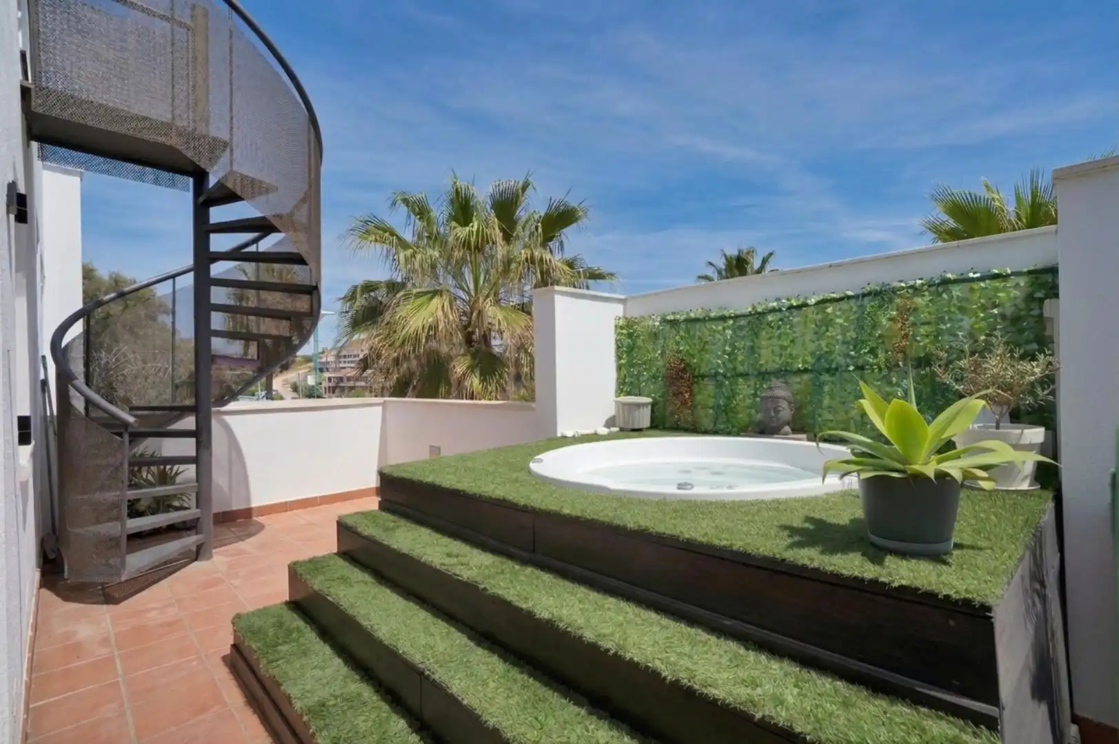 Terrace of Attic for sale in Casares  with Private garden, Alarm and Community pool
