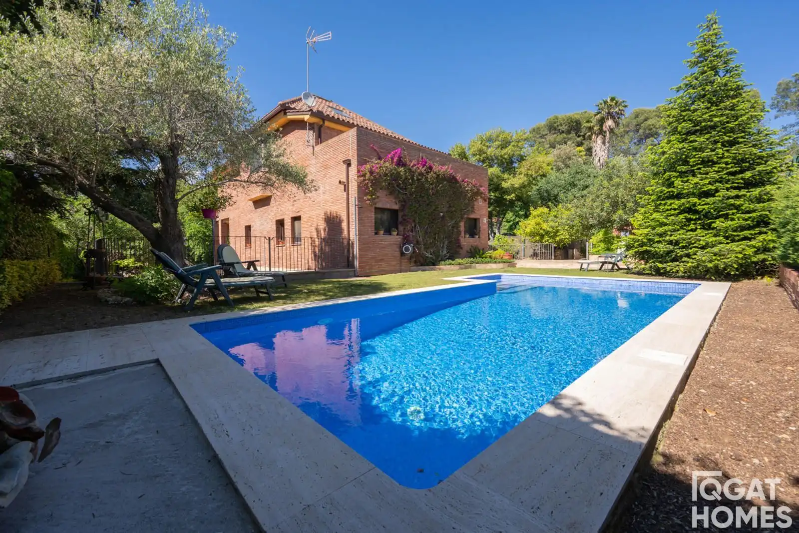 Piscina de Casa o chalet de alquiler en Sant Cugat del Vallès con Aire acondicionado, Calefacción y Jardín privado