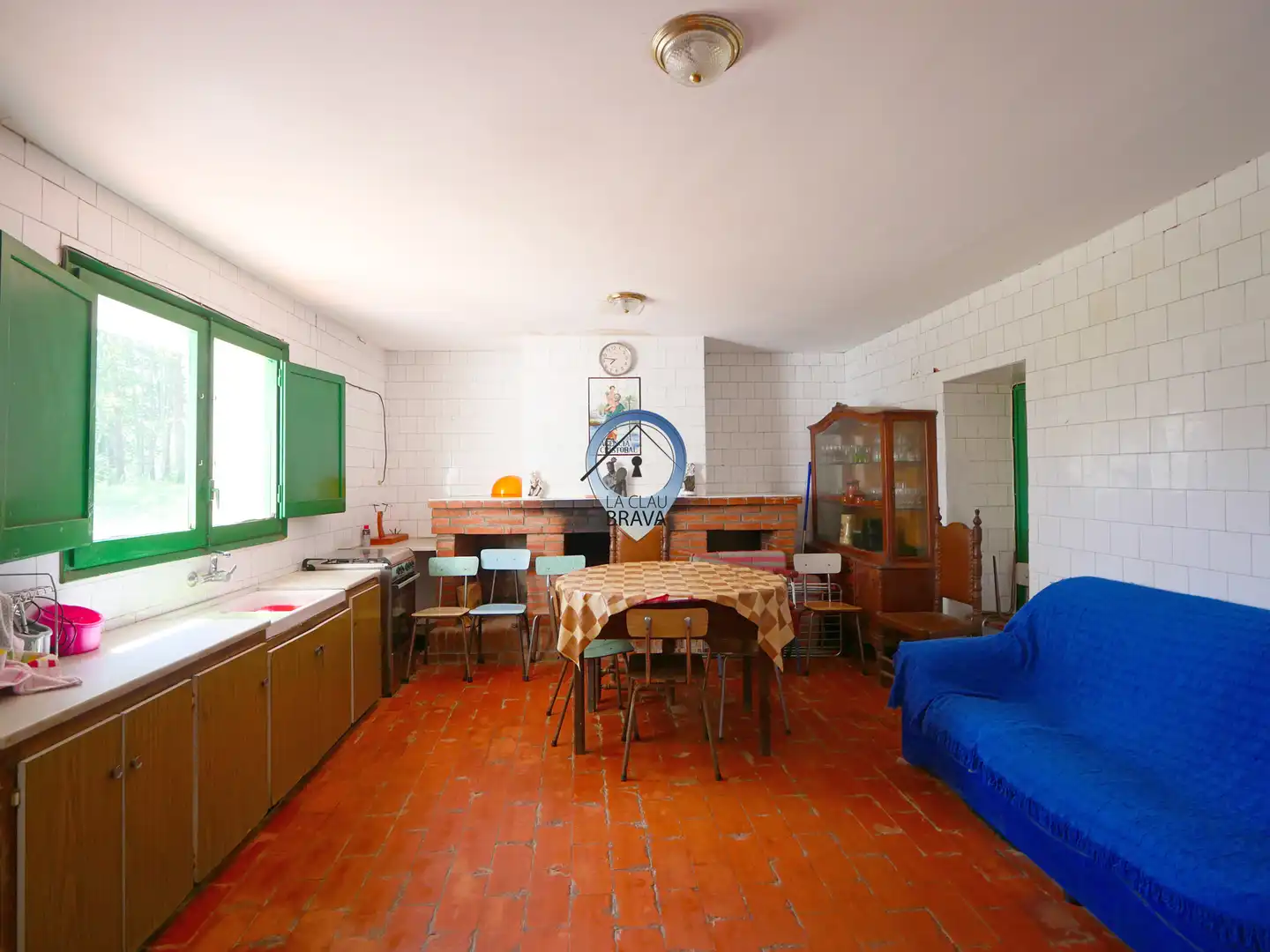 Küche von Country house zum Verkauf in Bescanó mit Heizung, Privatgarten und Terrasse
