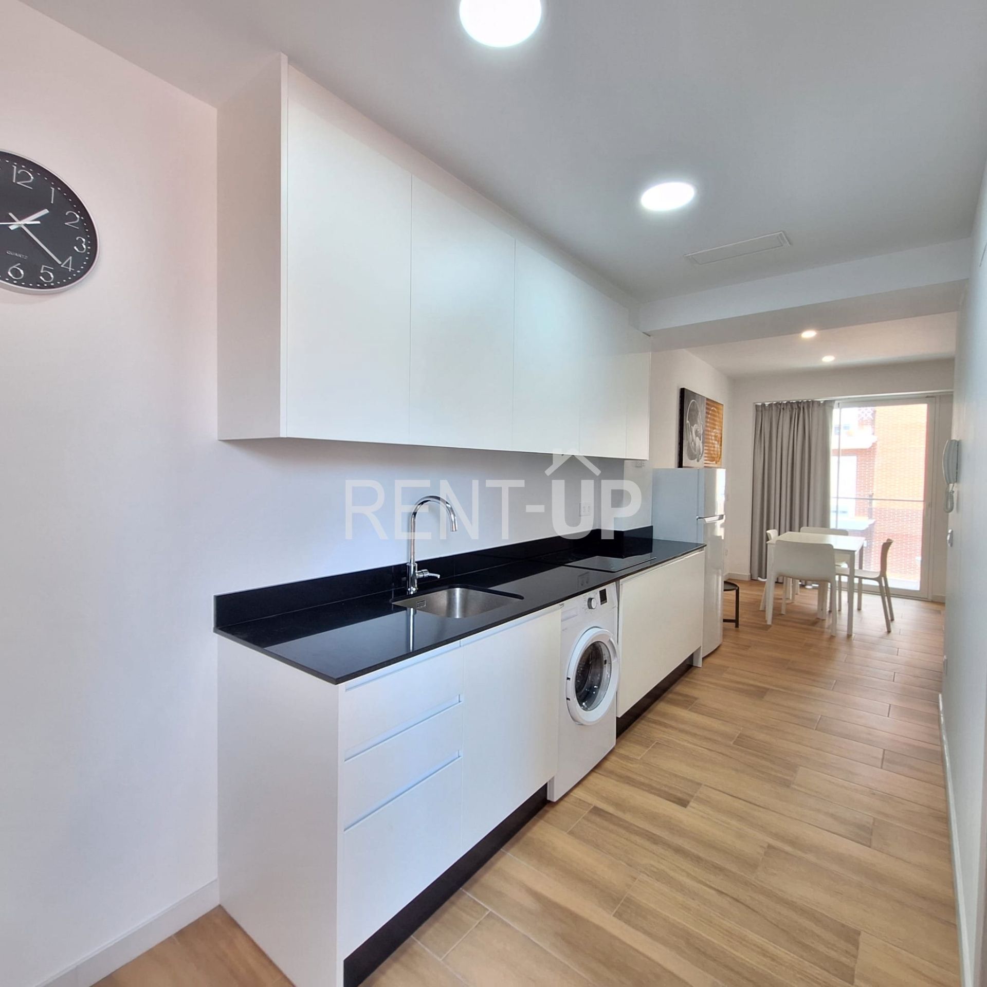 Kitchen of Flat to rent in Xàtiva  with Air Conditioner, Furnished and Oven