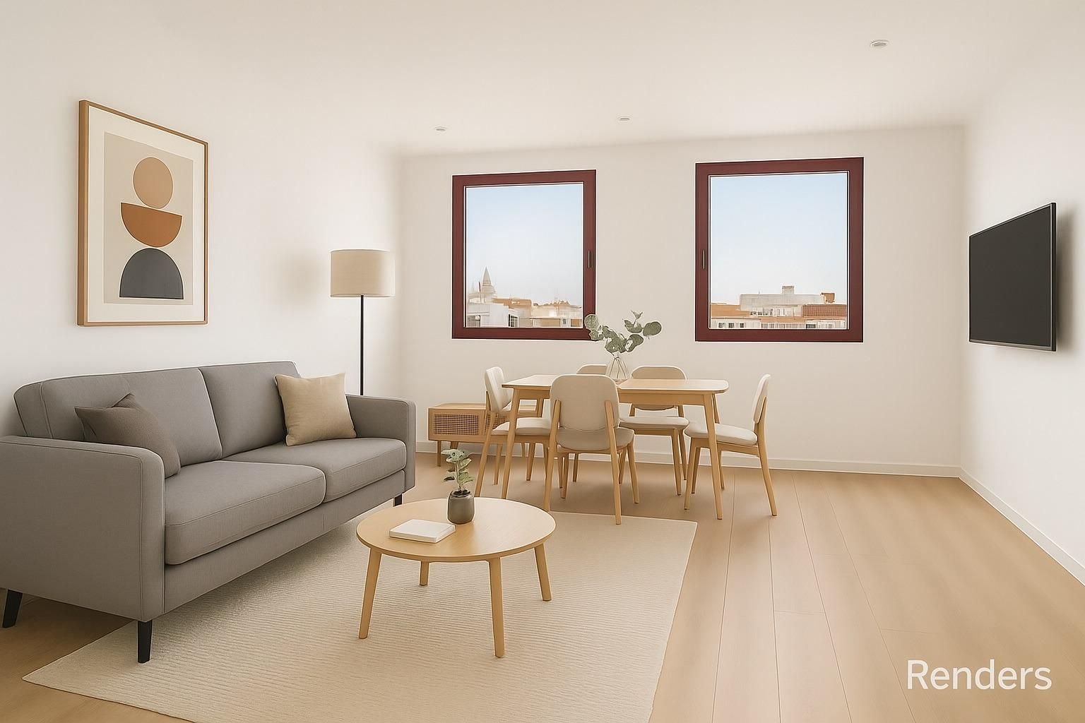 Sala d'estar de Pis en venda en  Palma de Mallorca amb Aire condicionat