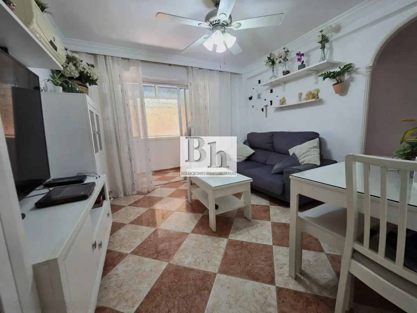 Sala de estar de Piso en venta en Málaga con Aire acondicionado