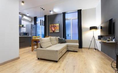 Living room of Flat for sale in  Barcelona Capital