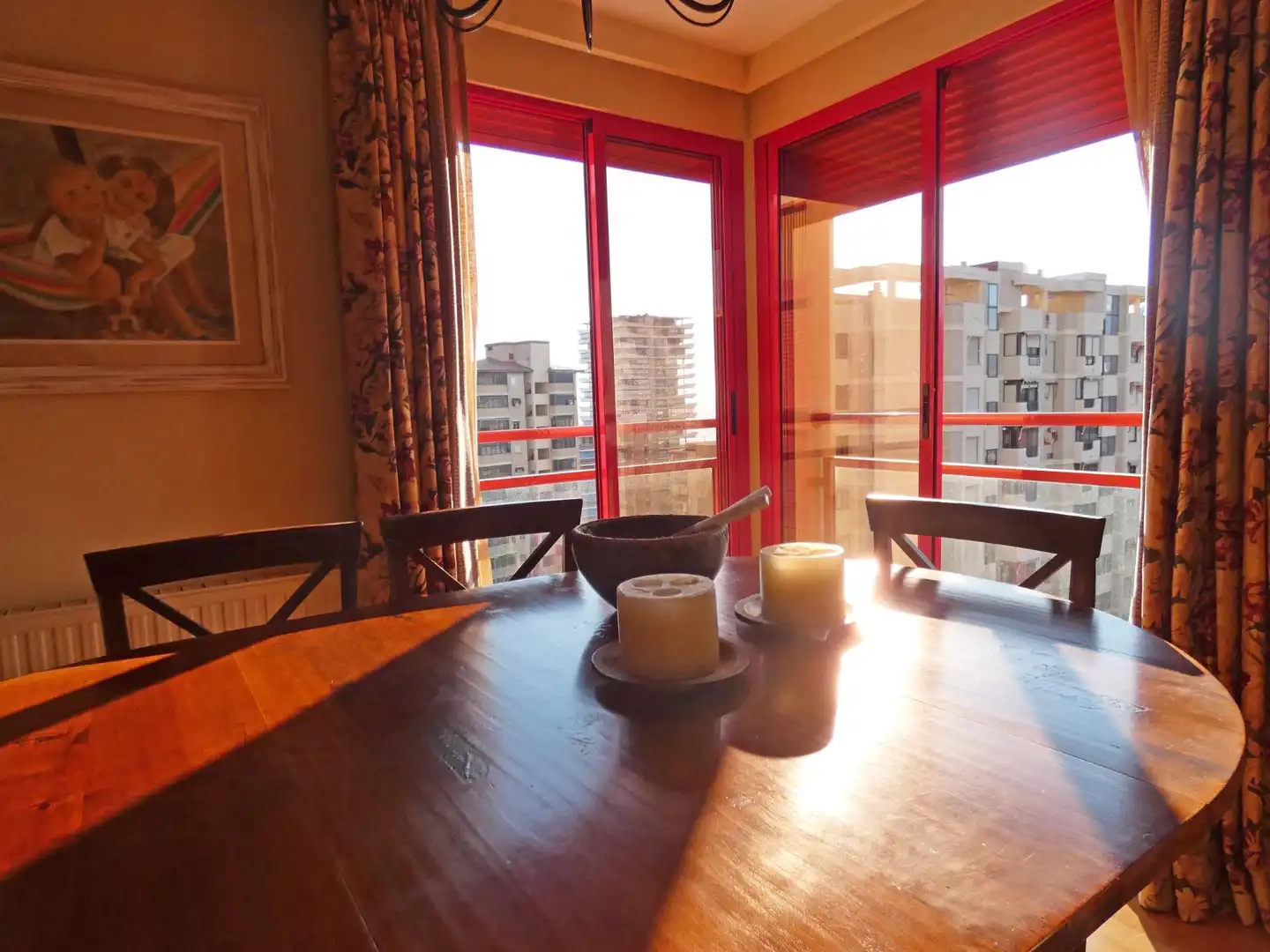 Comedor de Piso de alquiler en Alicante / Alacant con Aire acondicionado, Calefacción y Amueblado