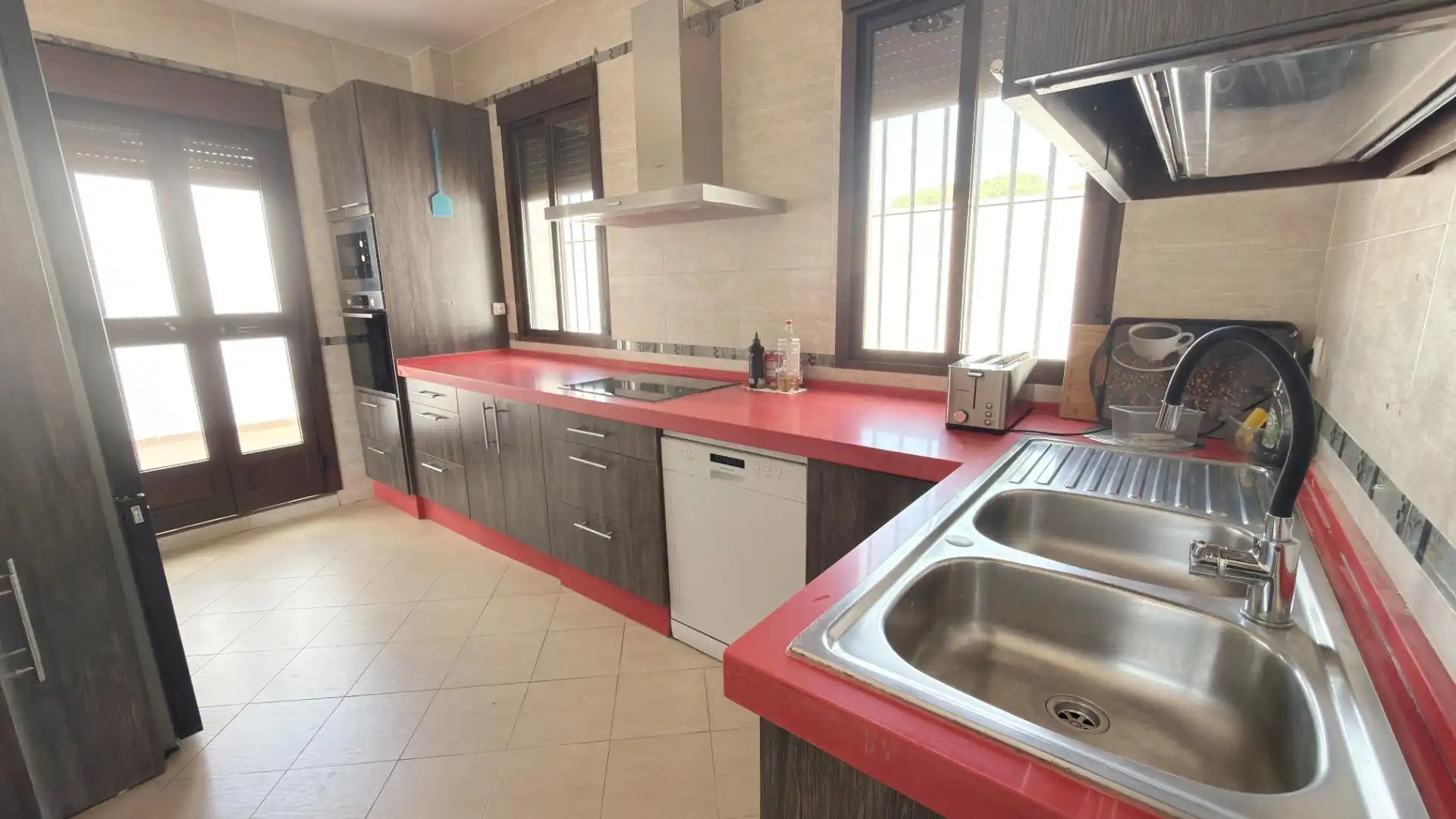 Cocina de Casa adosada en venta en Mazagón con Aire acondicionado, Trastero y Piscina