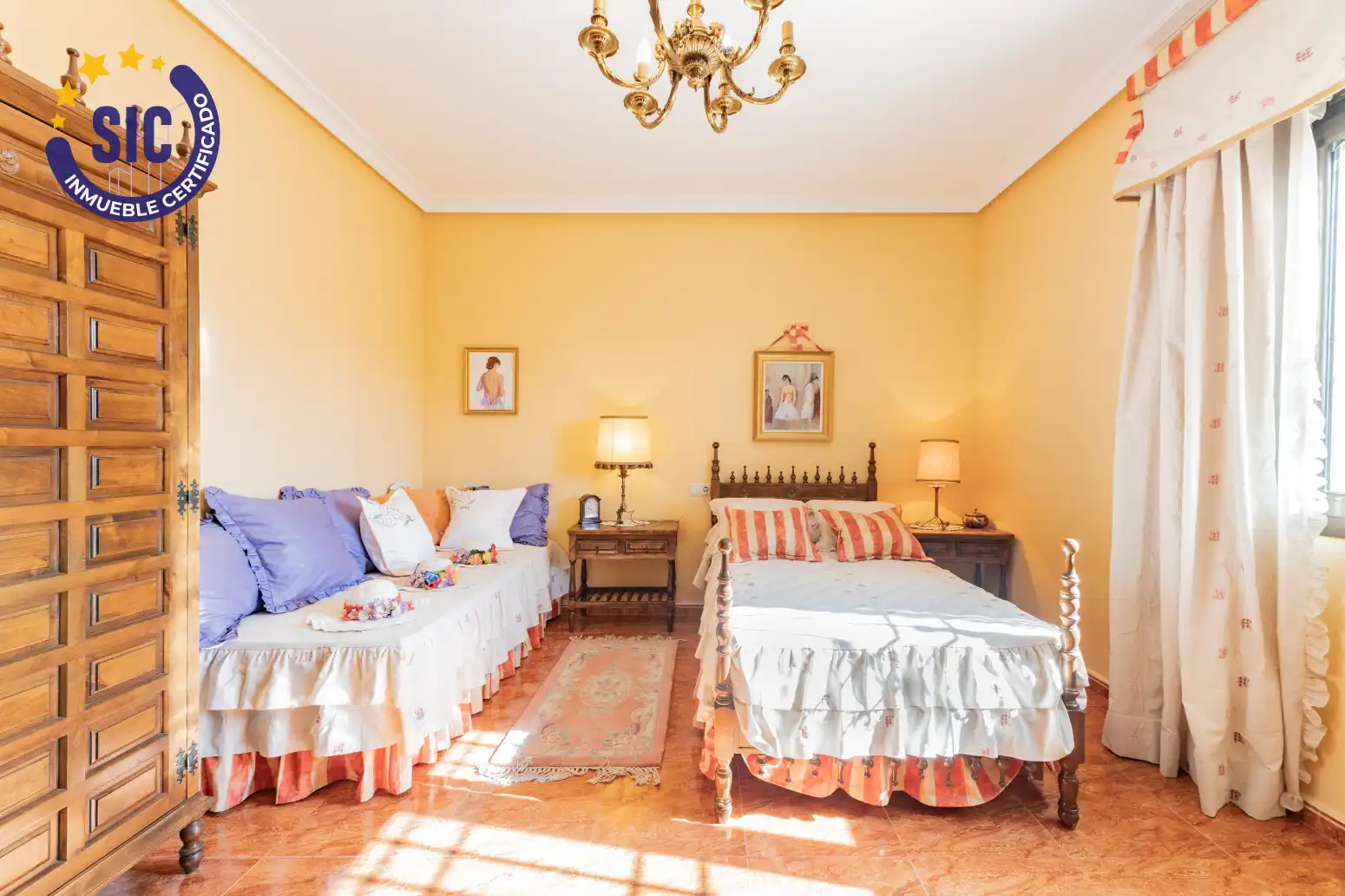 Habitación de Casa o chalet en venta en Hontecillas con Calefacción, Terraza y Amueblado