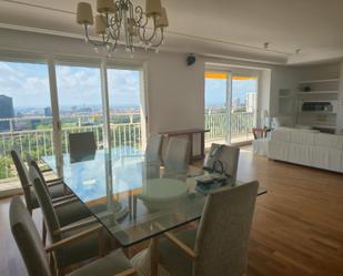 Dining room of Flat for sale in  Barcelona Capital  with Air Conditioner, Heating and Parquet flooring