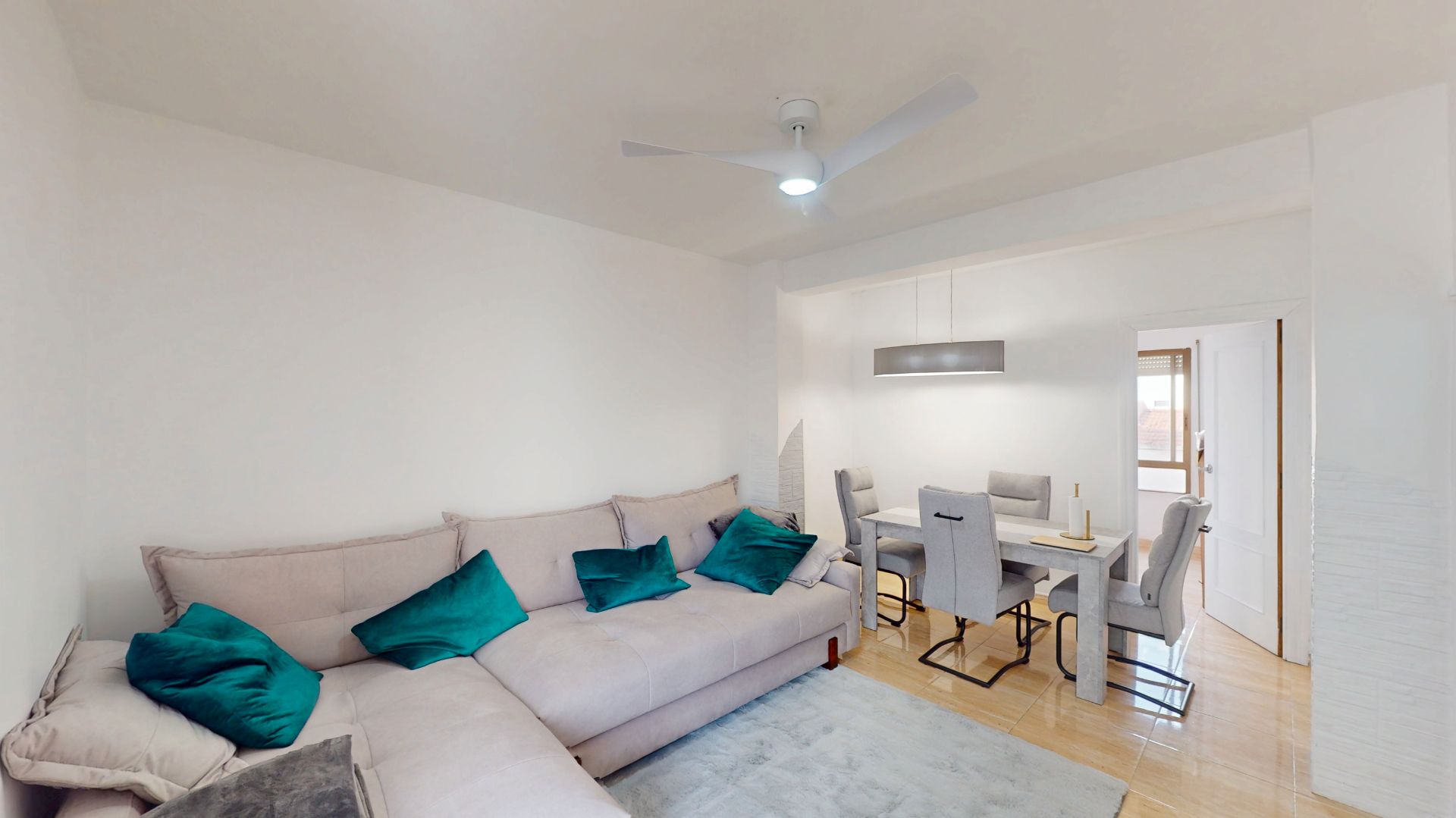 Living room of Flat for sale in Sant Joan d'Alacant  with Air Conditioner, Furnished and Oven