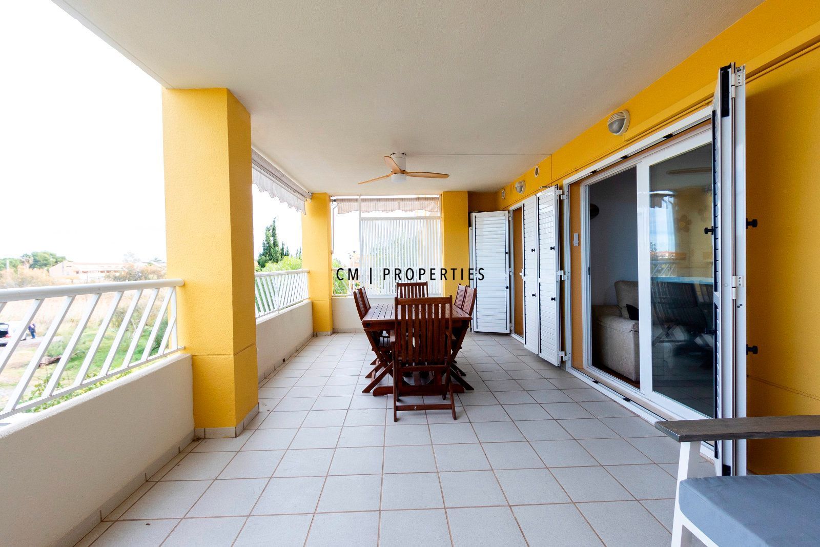 Terraza de Piso de alquiler en Sagunto / Sagunt con Aire acondicionado, Calefacción y Terraza