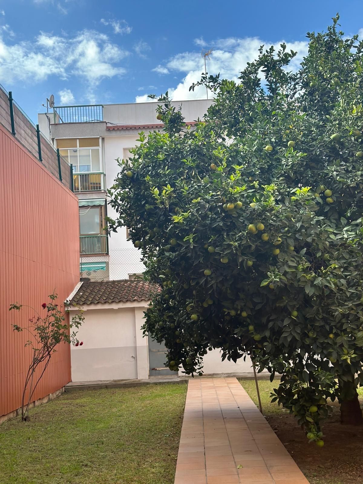 Vista exterior de Casa o xalet en venda en Cornellà de Llobregat amb Calefacció, Jardí privat i Terrassa