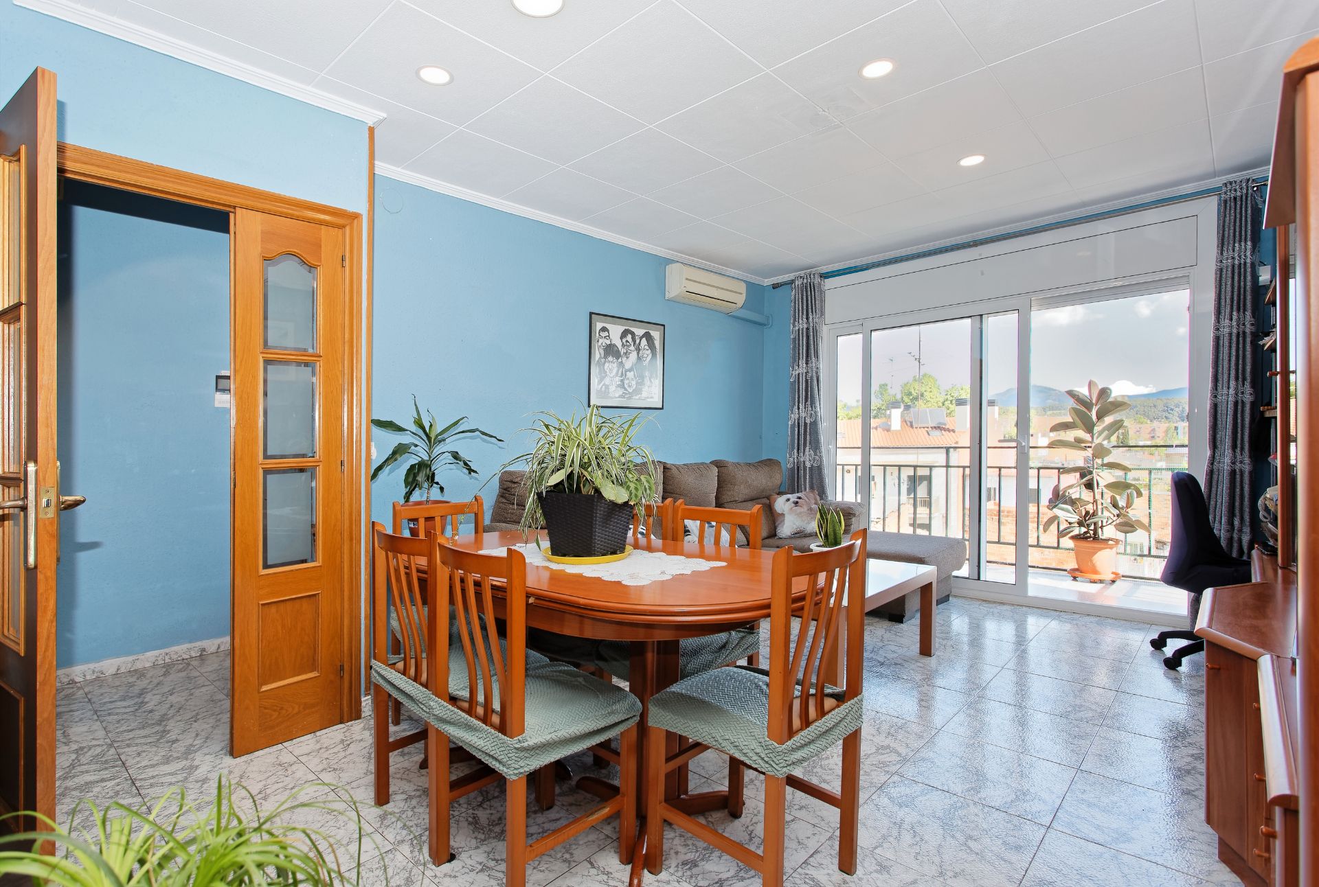 Dining room of Flat for sale in Sabadell  with Air Conditioner, Heating and Terrace