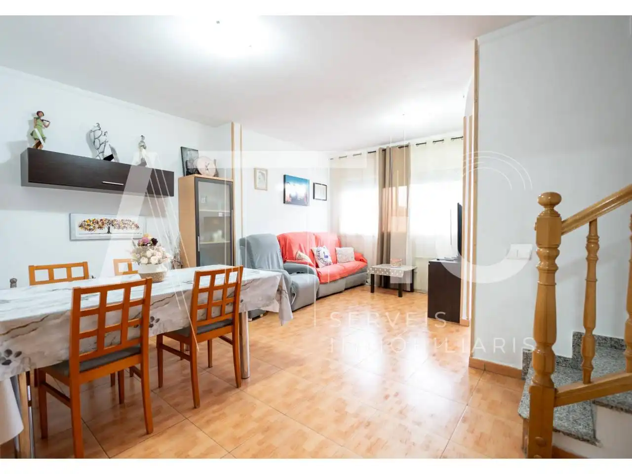 Wohnzimmer von Maisonette zum Verkauf in Sabadell mit Klimaanlage, Heizung und Terrasse
