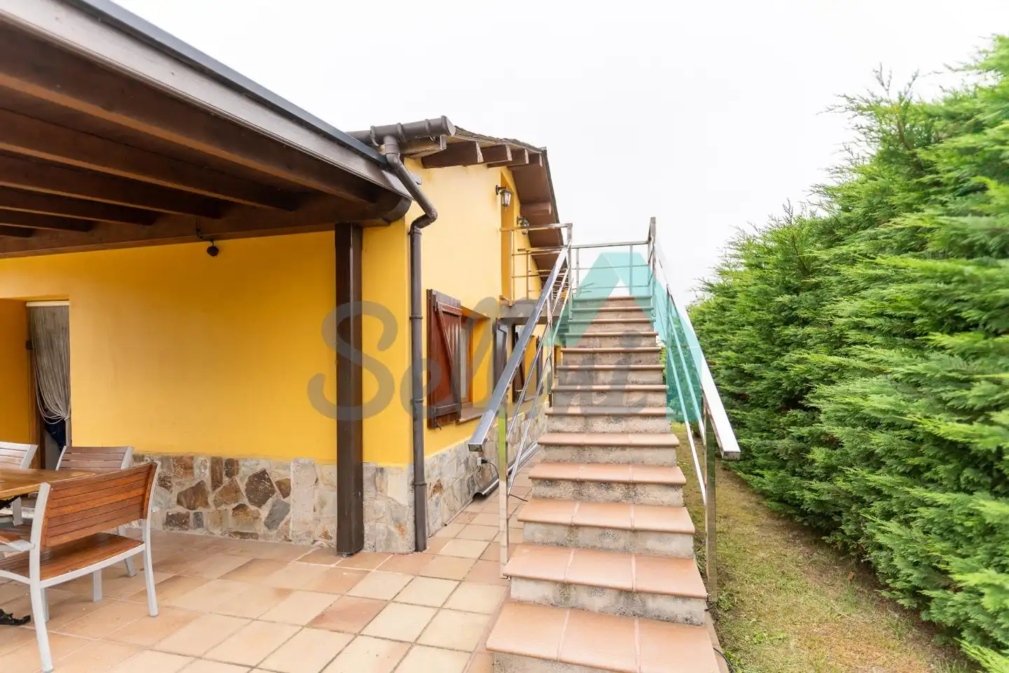 Exterior view of Houses for sale in Valdés - Luarca  with Private garden, Parquet flooring and Terrace