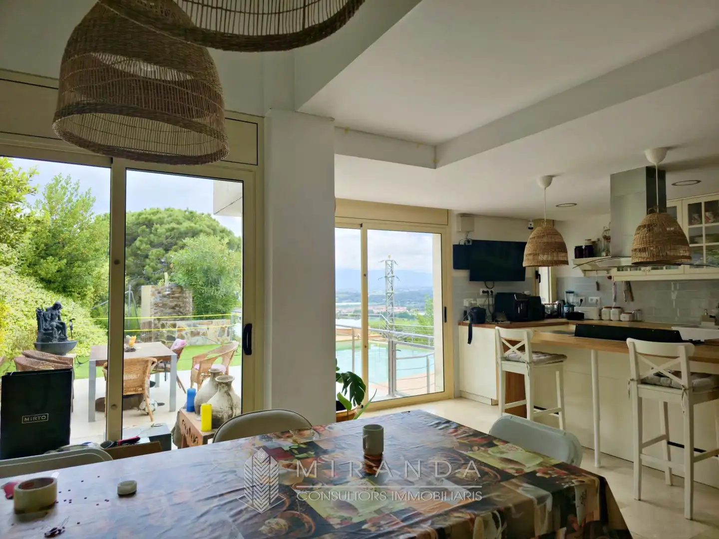 Comedor de Casa o chalet en venta en Vallromanes con Aire acondicionado, Calefacción y Jardín privado