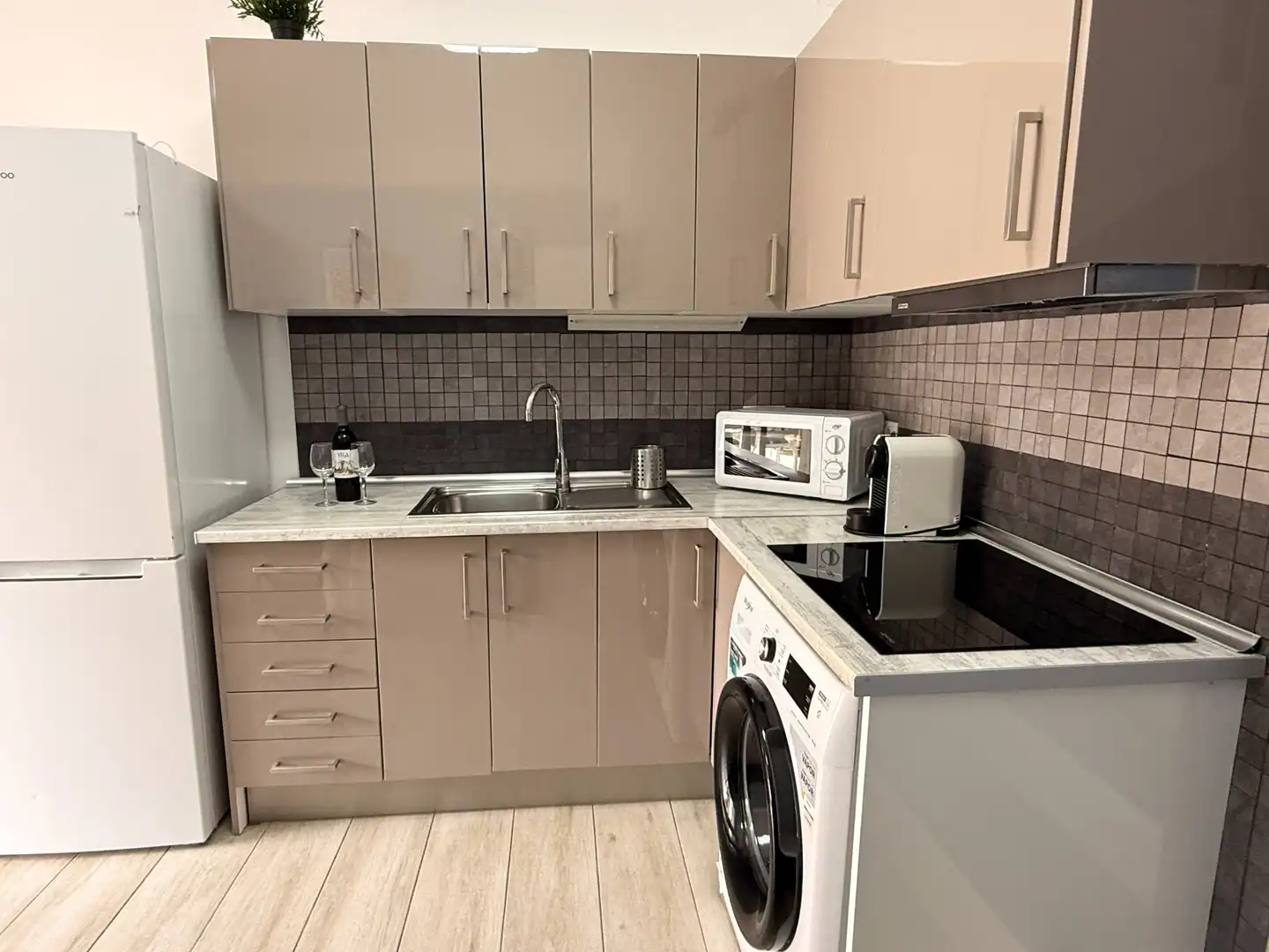 Cocina de Dúplex en venta en San Bartolomé de Tirajana con Jardín privado, Terraza y Amueblado