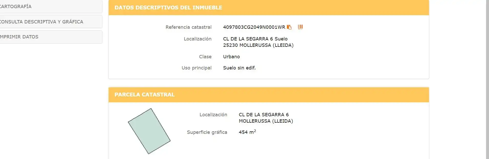 Terreno residencial en venta en Carrer de la Segarra 5, imagen 4