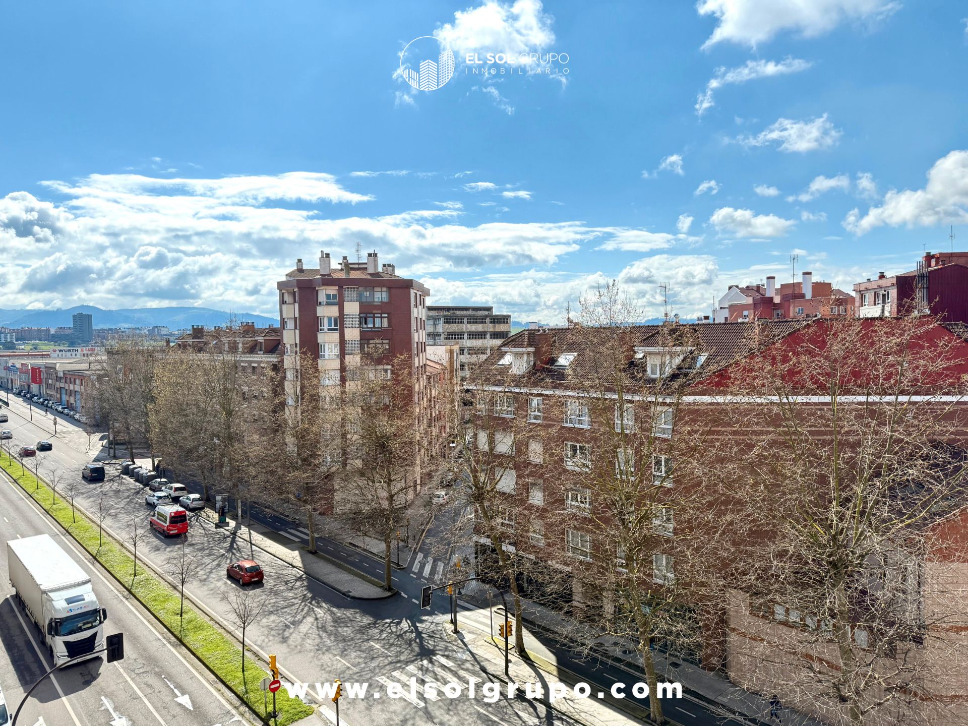 Exterior view of Flat for sale in Gijón   with Furnished and Balcony