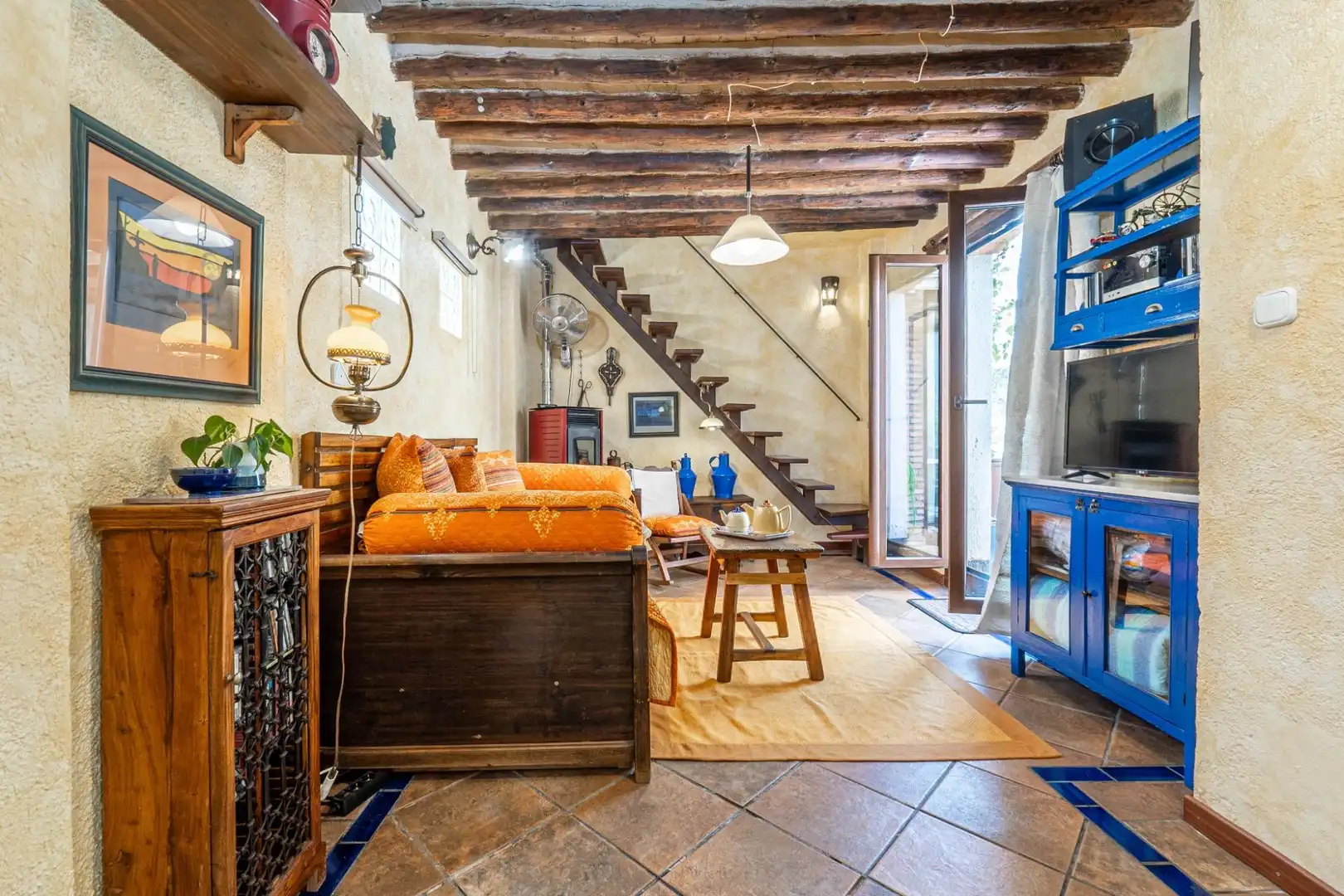 Sala de estar de Casa o chalet en venta en Granada con Terraza y Balcón