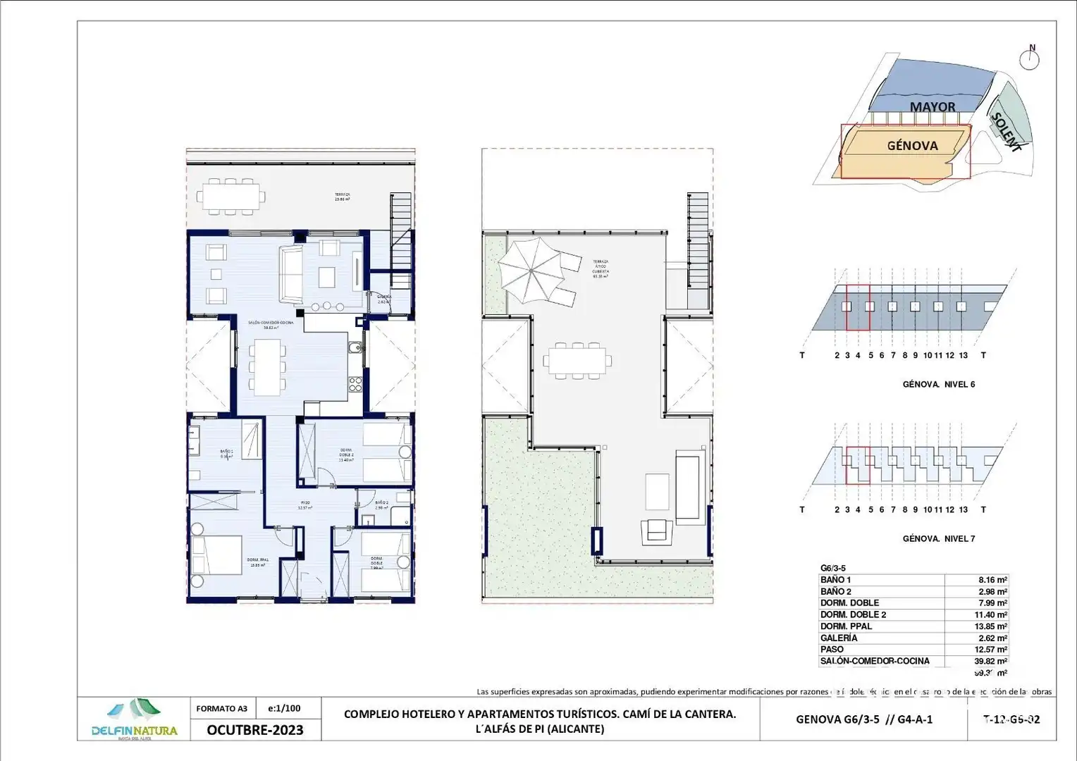 Ático en venta en L'Alfàs del Pi con Aire acondicionado, Calefacción y Terraza