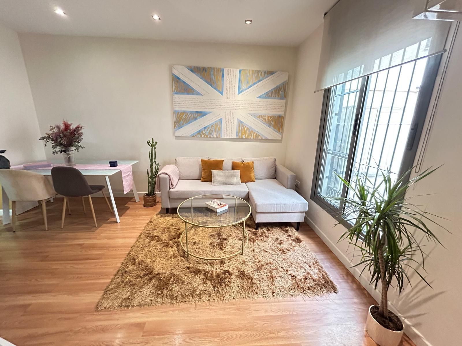 Living room of Apartment for sale in Málaga Capital  with Air Conditioner
