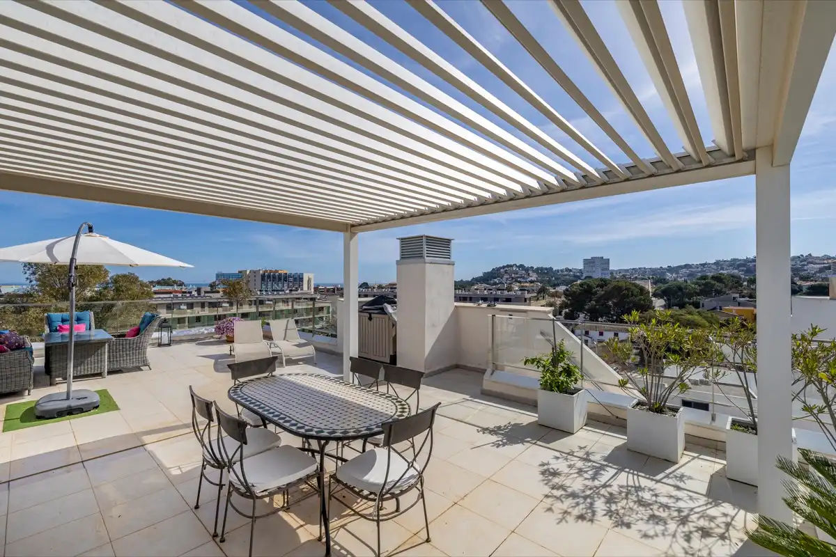 Terrasse von Dachboden zum Verkauf in Dénia mit Klimaanlage, Heizung und Terrasse
