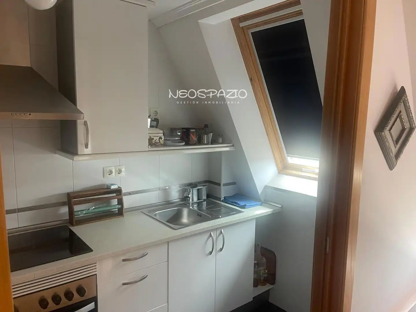 Küche von Dachboden zur Miete in Cervo mit Möbliert