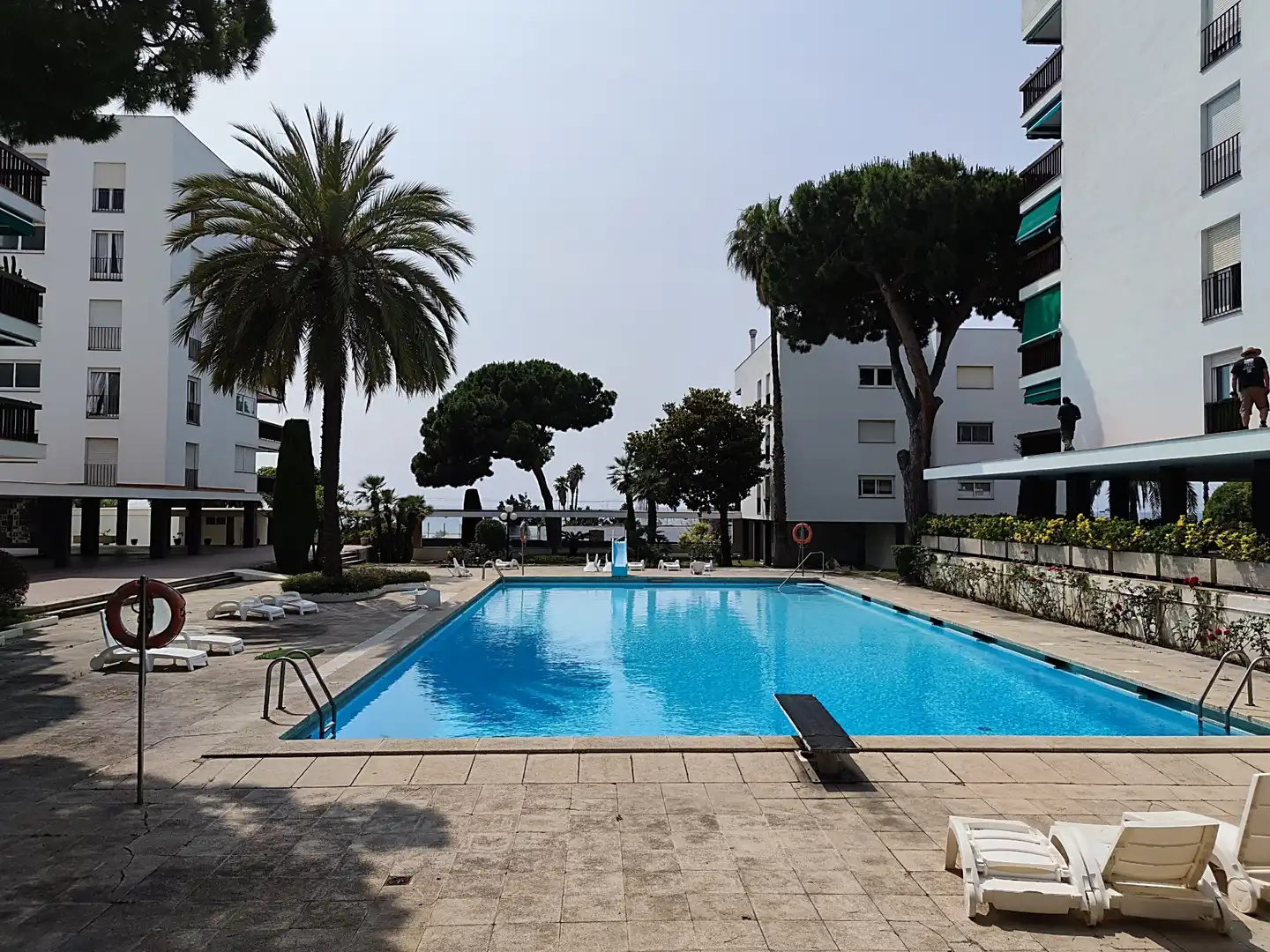 Schwimmbecken von Dachboden zum Verkauf in Sant Andreu de Llavaneres mit Klimaanlage, Heizung und Parkett