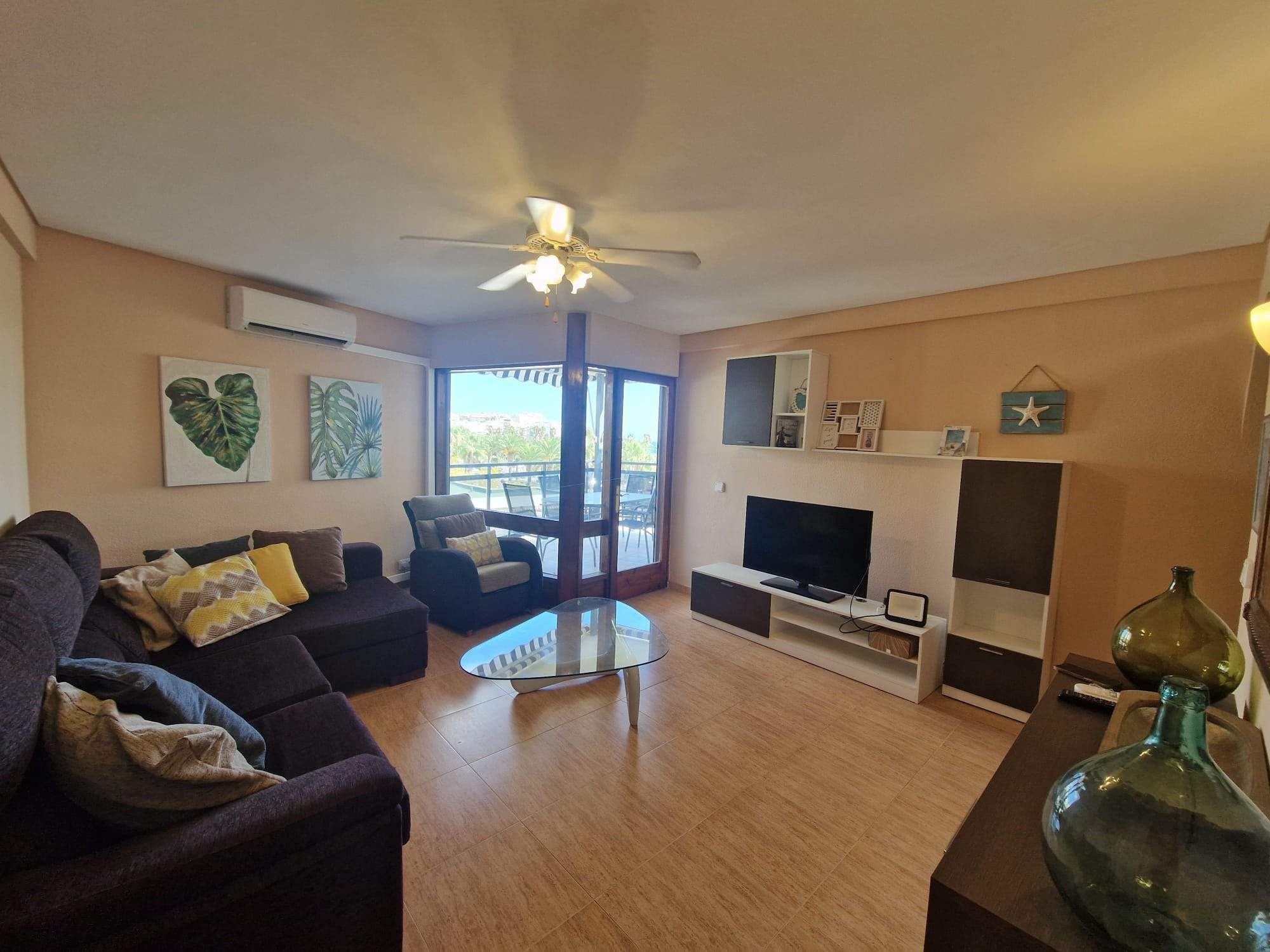 Sala de estar de Apartamento en venta en Salou con Aire acondicionado, Jardín privado y Terraza