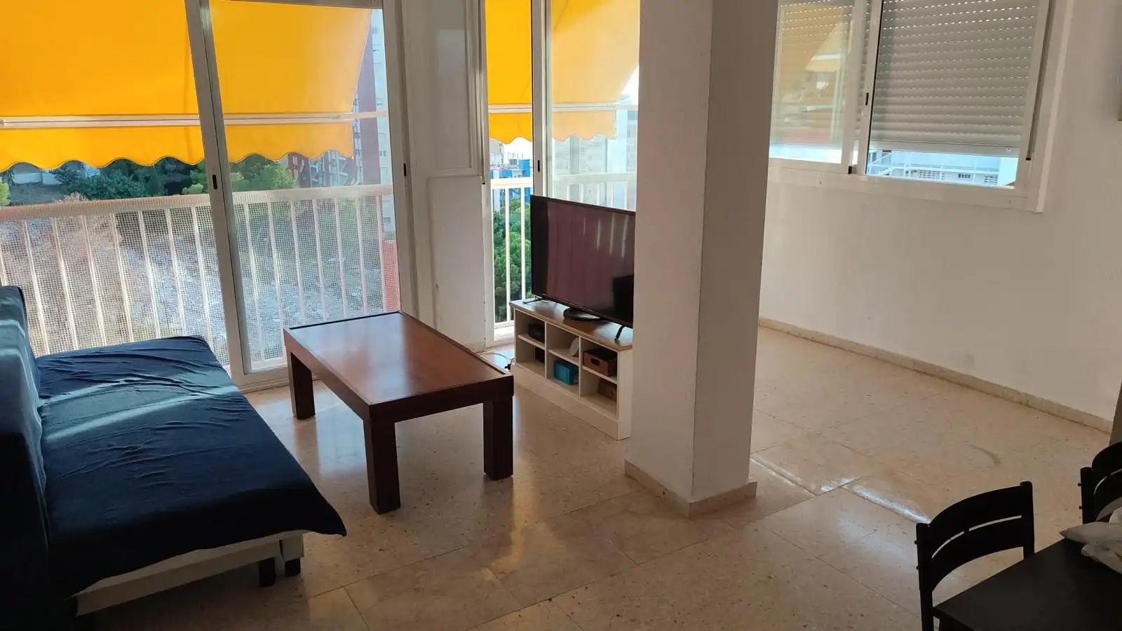 Living room of Apartments for sale in Benidorm  with Air Conditioner, Terrace and Furnished