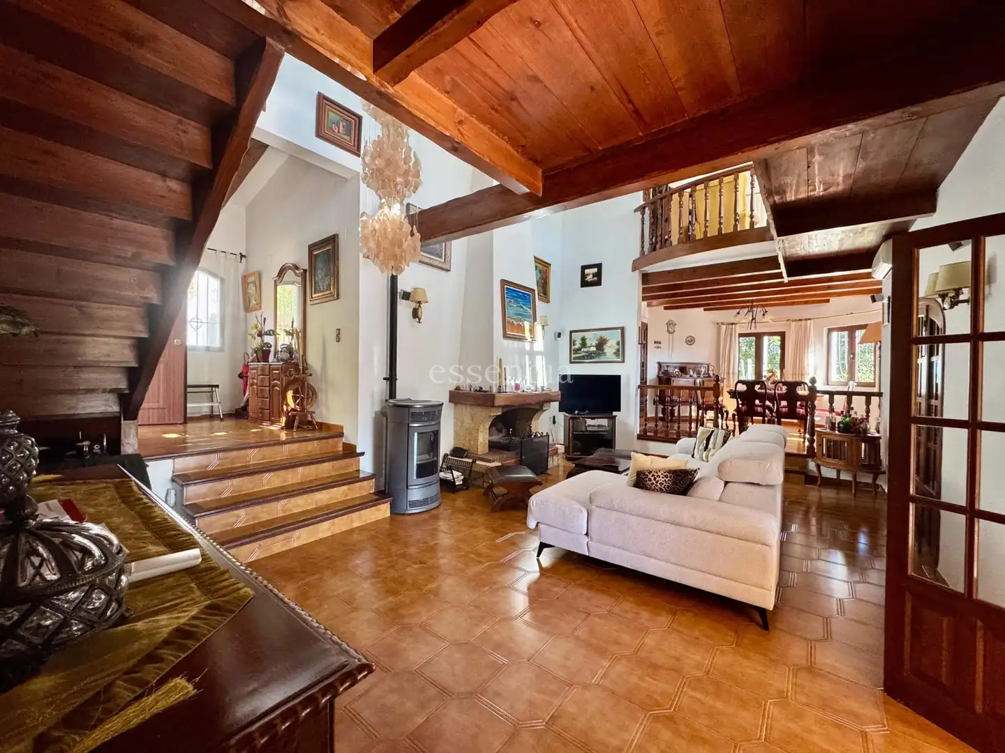 Sala de estar de Casa o chalet en venta en Beniarjó con Terraza, Trastero y Piscina comunitaria