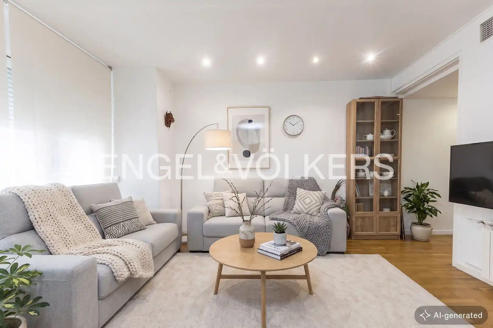Sala de estar de Piso en venta en Barcelona con Aire acondicionado, Calefacción y Balcón