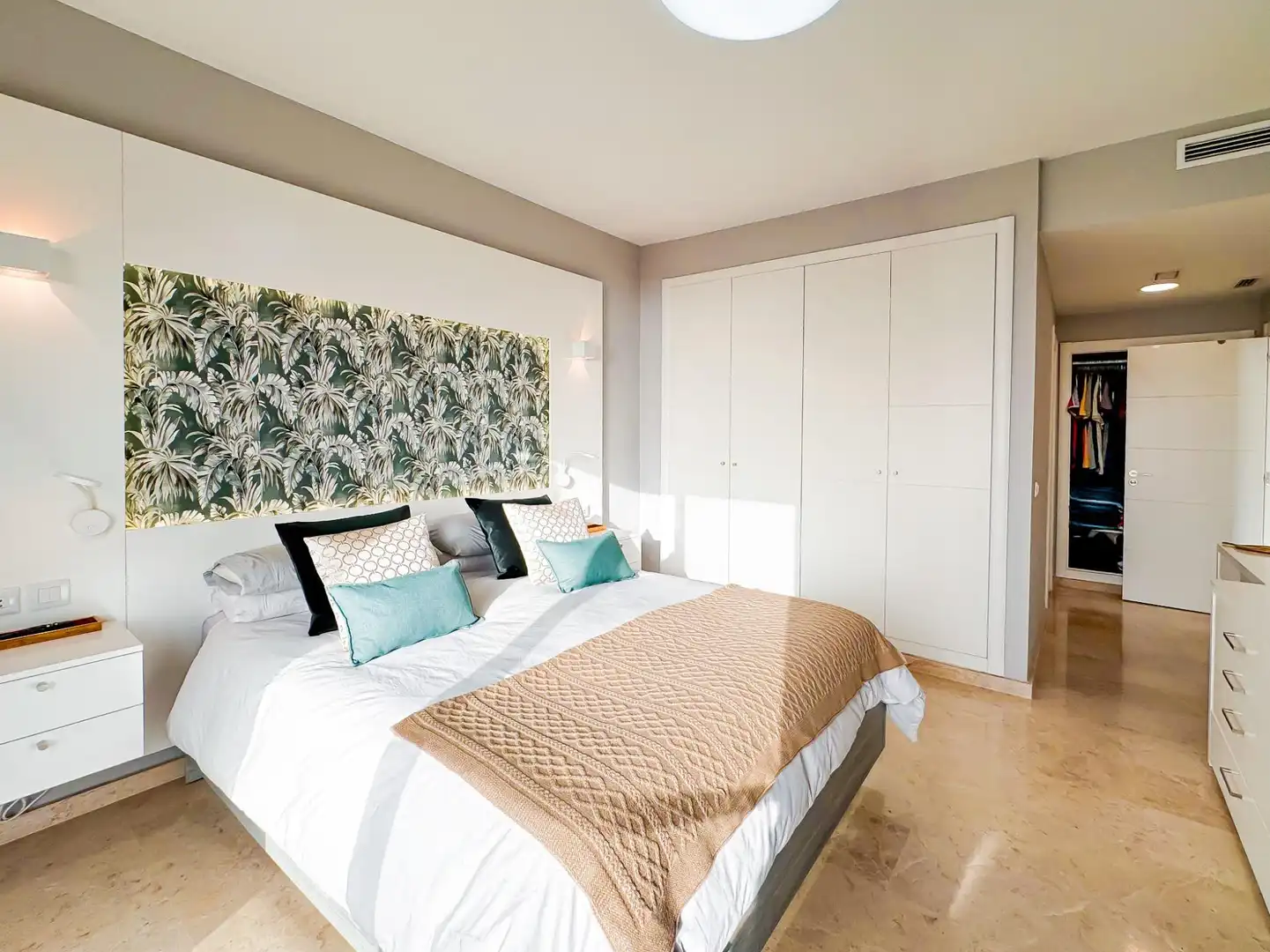 Bedroom of Houses for sale in Santiago del Teide  with Air Conditioner, Private garden and Terrace