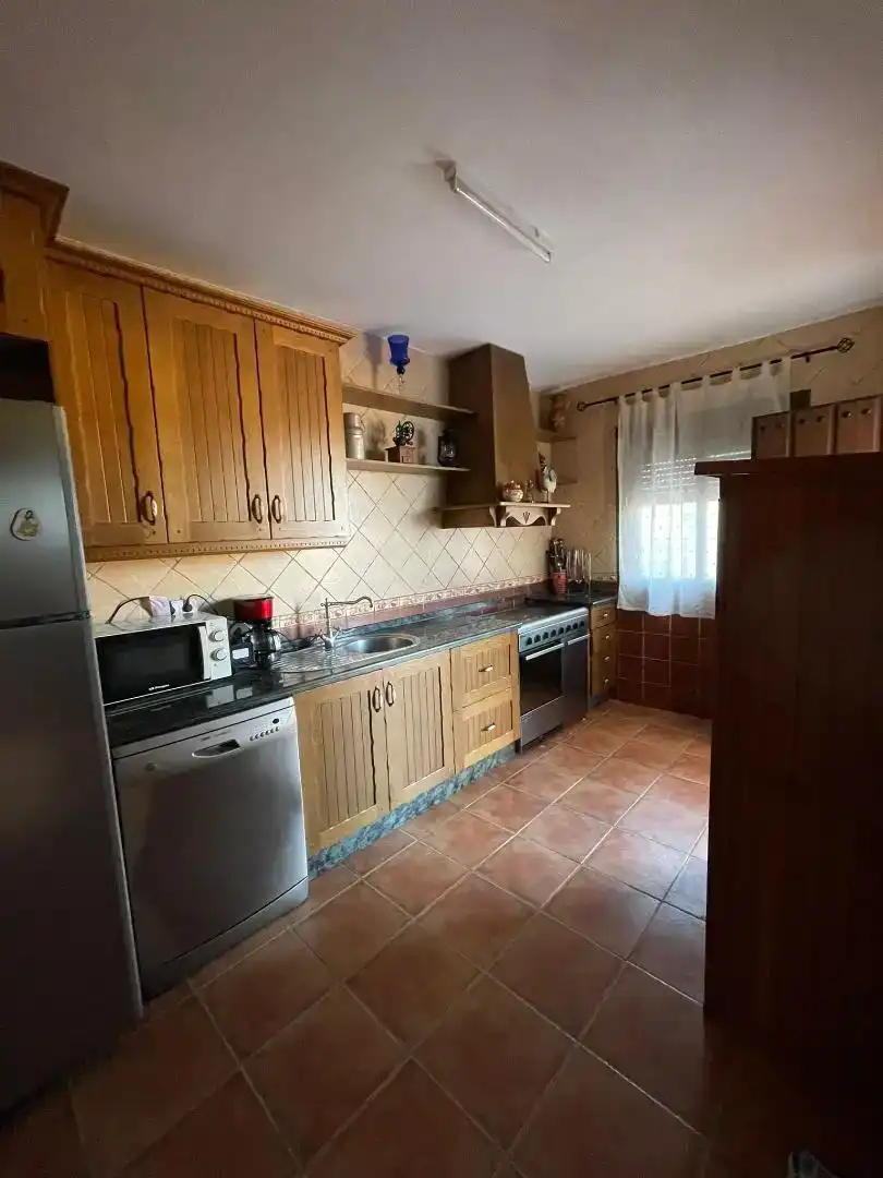 Cocina de Casa o chalet de alquiler en Álora con Aire acondicionado, Jardín privado y Piscina