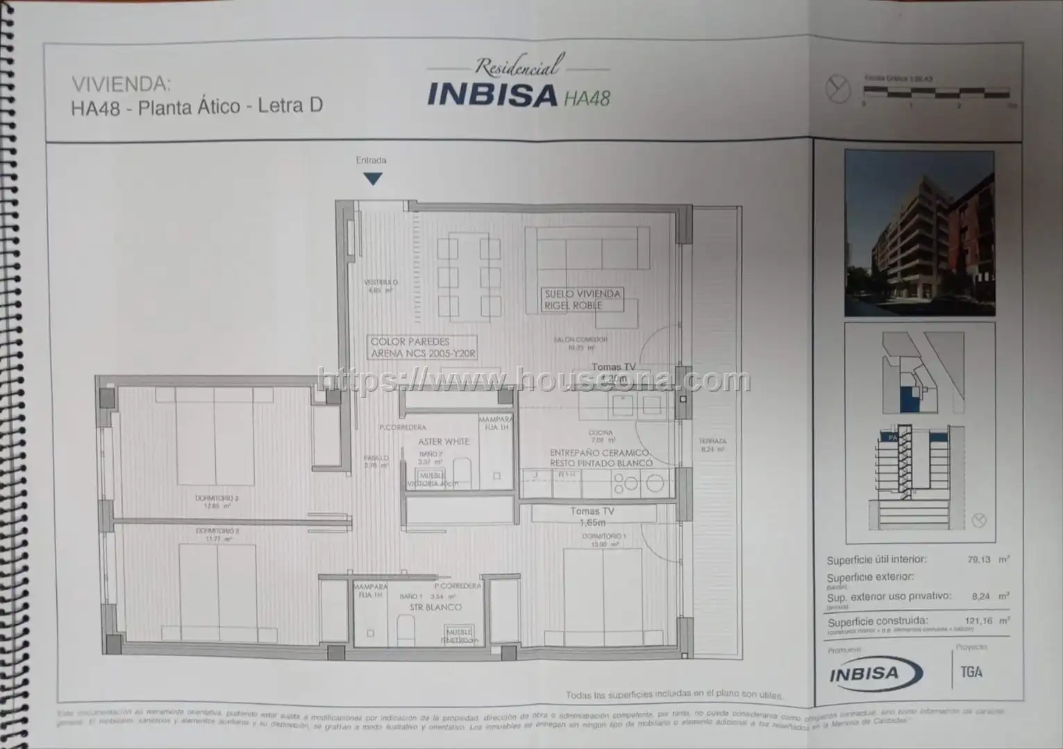 Bedroom of Attic for sale in Bilbao   with Heating, Terrace and Storage room