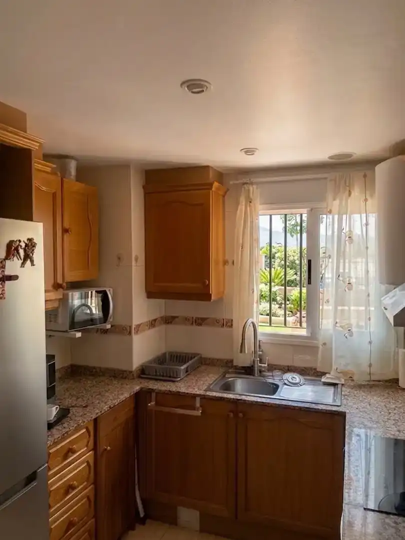 Cuina de Apartament de lloguer en Oropesa del Mar / Orpesa amb Aire condicionat, Piscina i Balcó