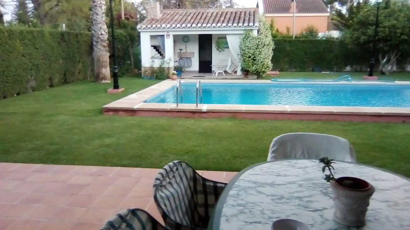 Piscina de Casa o xalet en venda en Albacete amb Aire condicionat, Jardí privat i Terrassa