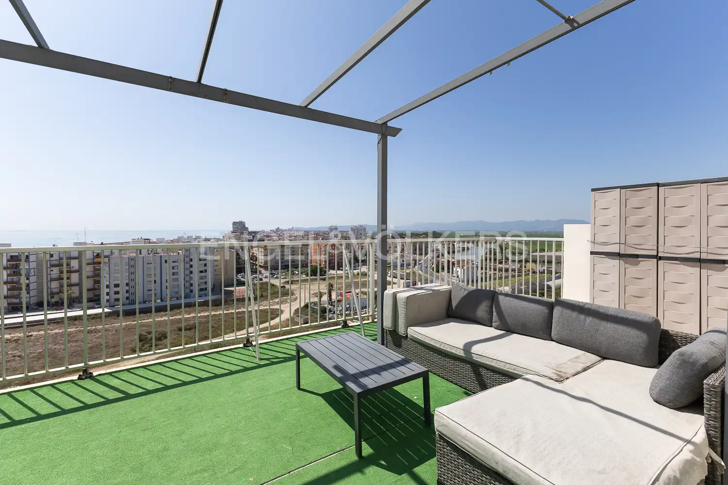 Terrasse von Dachboden zum Verkauf in Valencia mit Heizung, Privatgarten und Terrasse