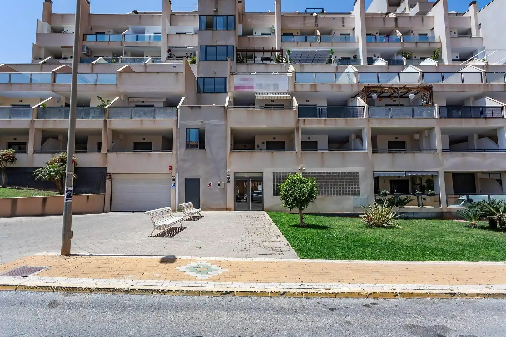 Exterior view of Flat for sale in Vícar  with Air Conditioner, Heating and Private garden