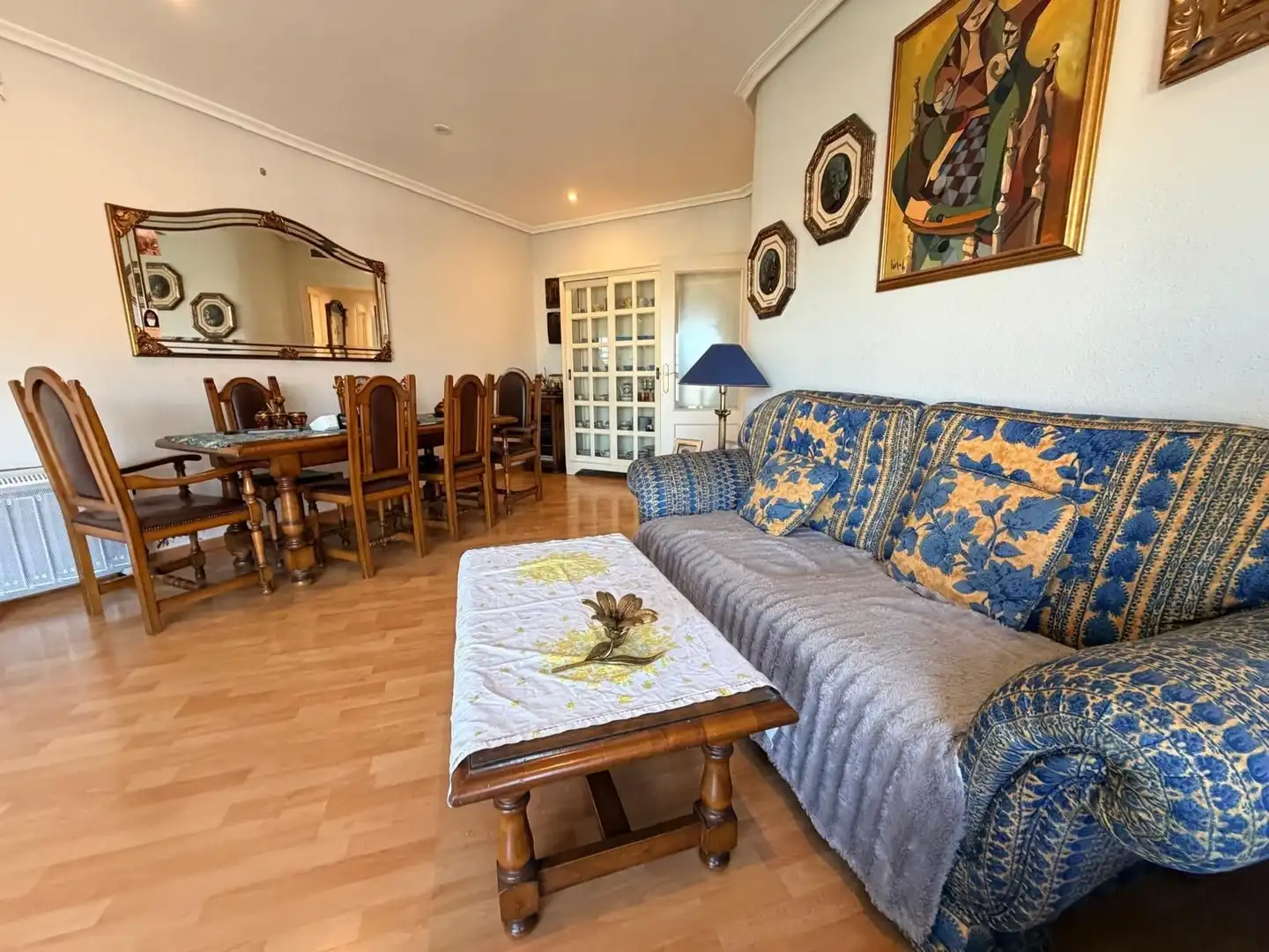 Sala d'estar de Pis en venda en Albaida amb Aire condicionat i Moblat