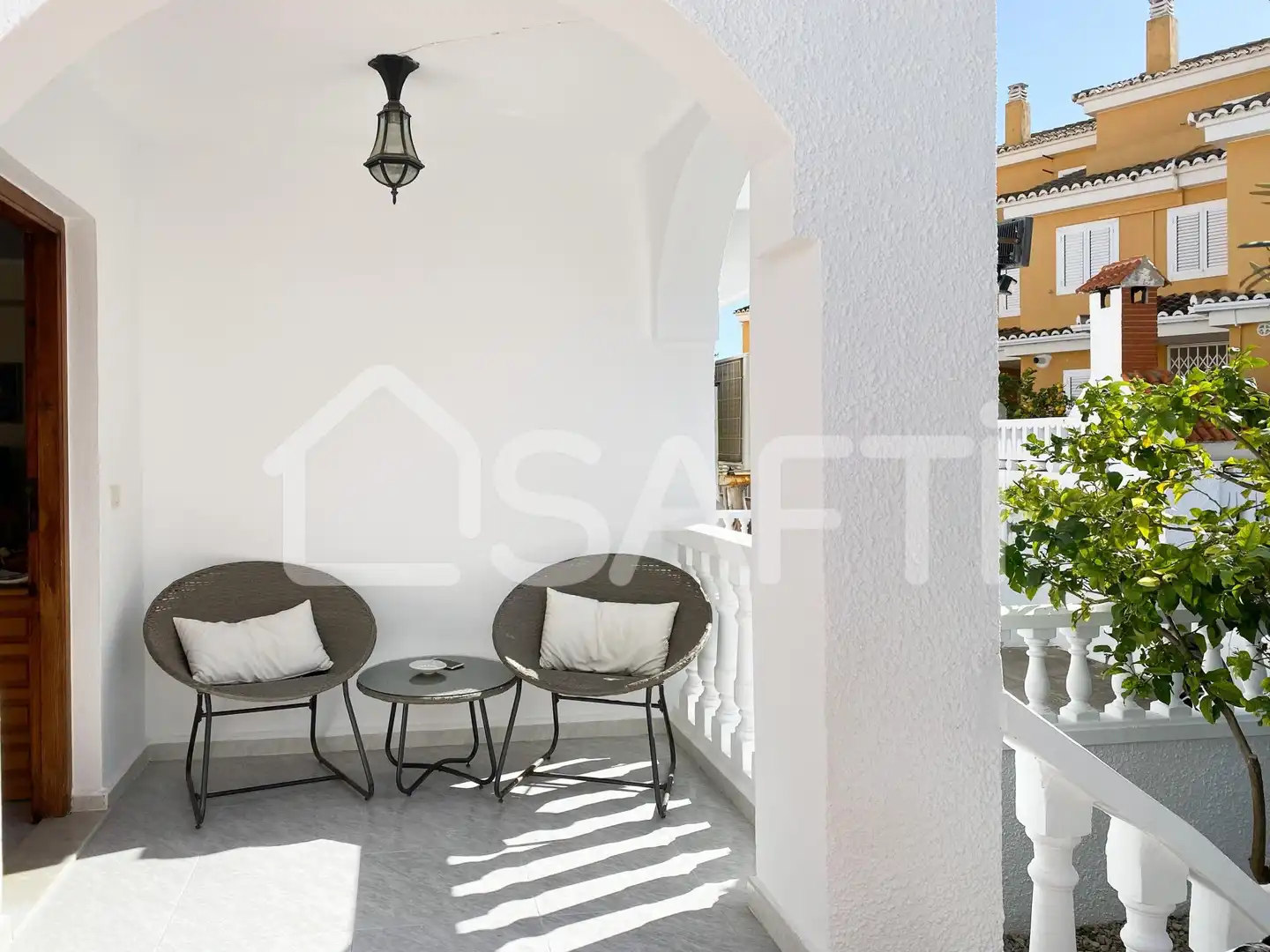 Terrassa de Casa adosada en venda en Sueca amb Terrassa, Balcó i Piscina comunitària