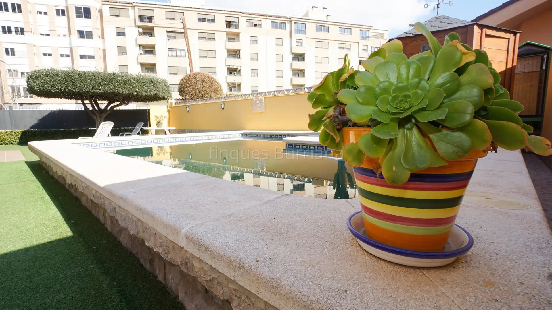 Piscina de Casa o xalet en venda en Burriana / Borriana