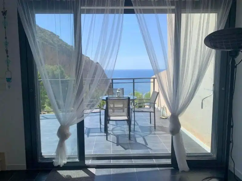 Terrasse von Maisonette zur Miete in Calpe / Calp mit Klimaanlage, Heizung und Terrasse