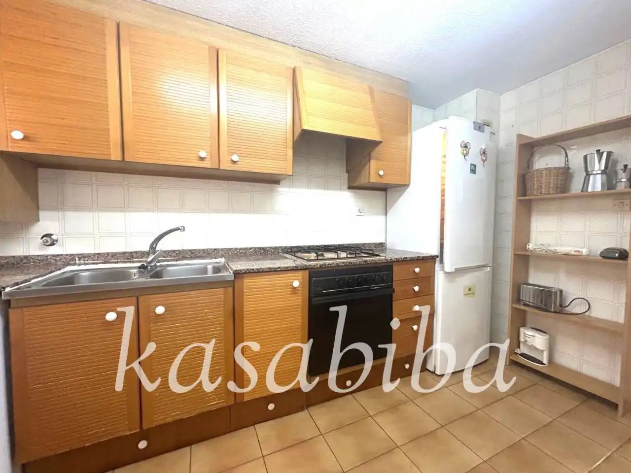 Kitchen of Flat for rent in Valencia  with Heating, Furnished and Balcony