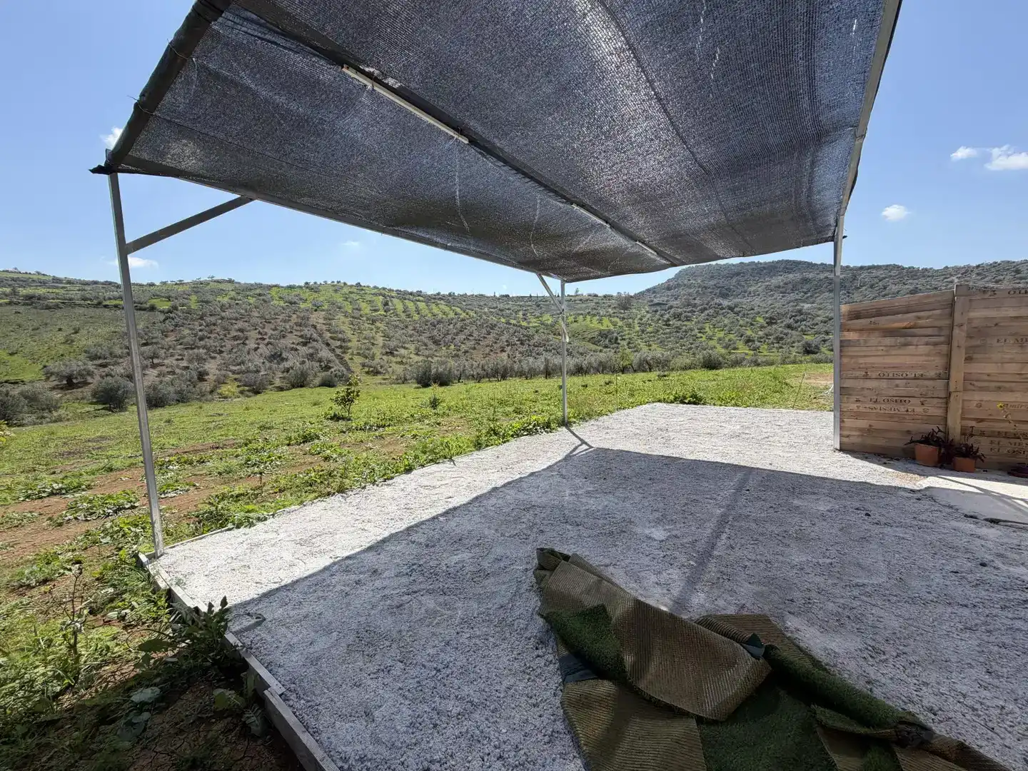 Terrasse von Country house zum Verkauf in Viñuela mit Schwimmbad
